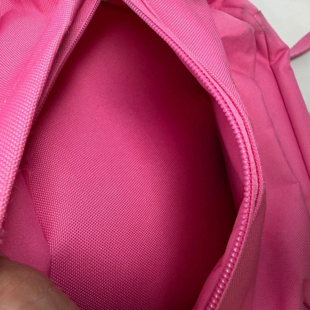 Polo Ralph Lauren Backpack Girls Pink Polo Bear Embroidered Canvas EUC